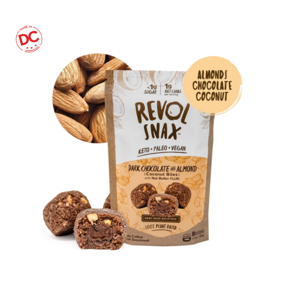 Bites Dark Chocolate Almond Butter - 3.7 Oz Bag Refrigerated Grocery
