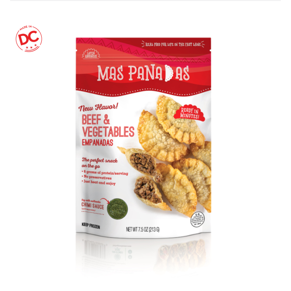 Mas Panadas Beef - 8.5 Oz Bag Frozen