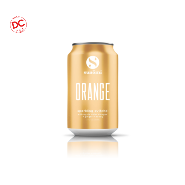 Orange Sparkling Switchel - 12 Oz Can Rtd Beverage