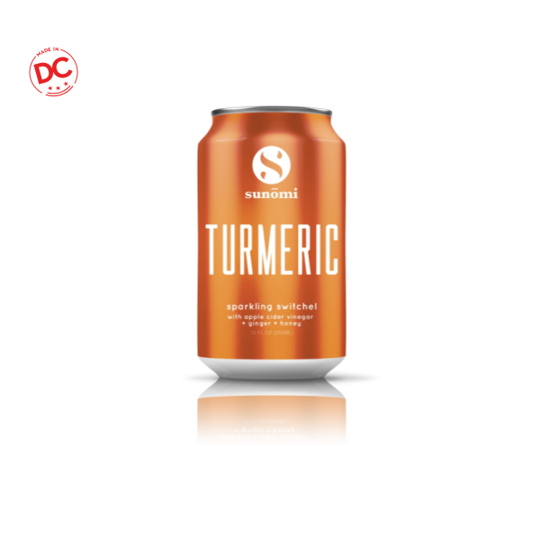 Turmeric Sparkling Switchel - 12 Oz Can Rtd Beverage