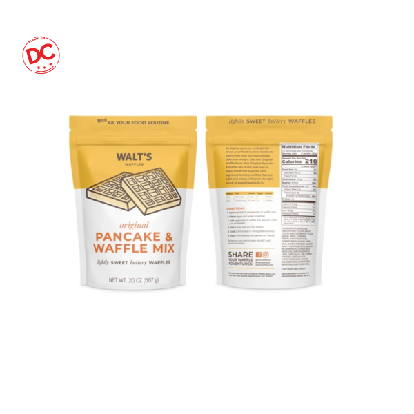 Waffle Mix - 20 Oz Pouch Shelf Stable Grocery